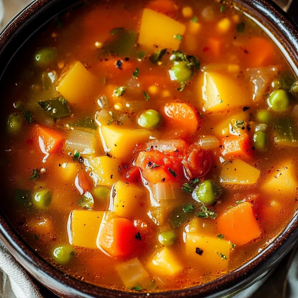 Easy Homemade Vegetable Soup
