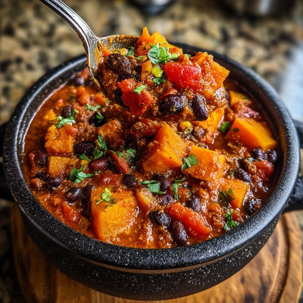 Smoky Sweet Potato Chili