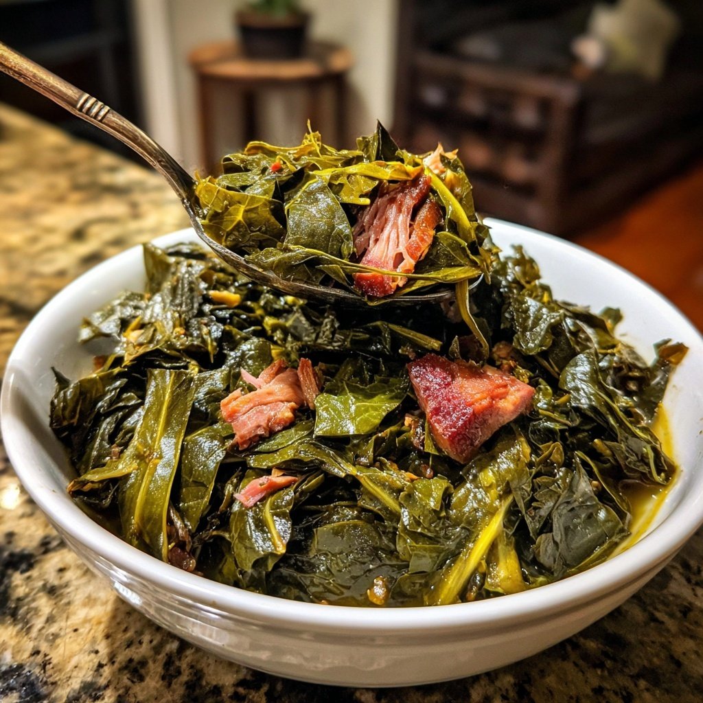 Collard Greens with Ham Hock