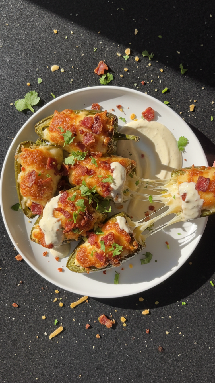 Stuffed Jalapenos with Garlic Aioli