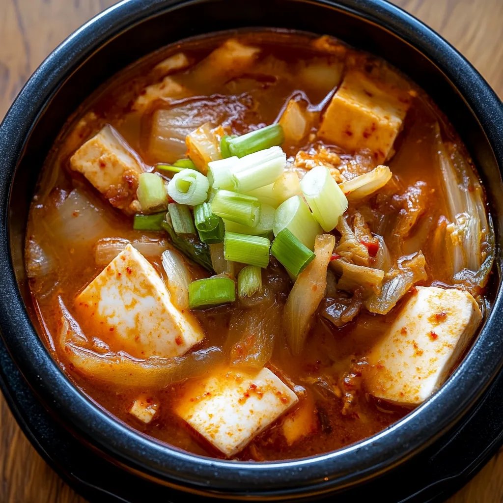 Easy Kimchi Stew Recipe With Pork and Tofu