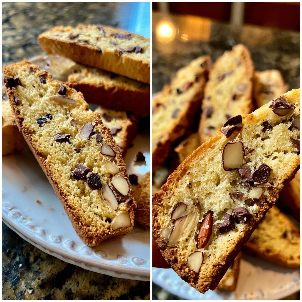 Chocolate Almond Biscotti Treats