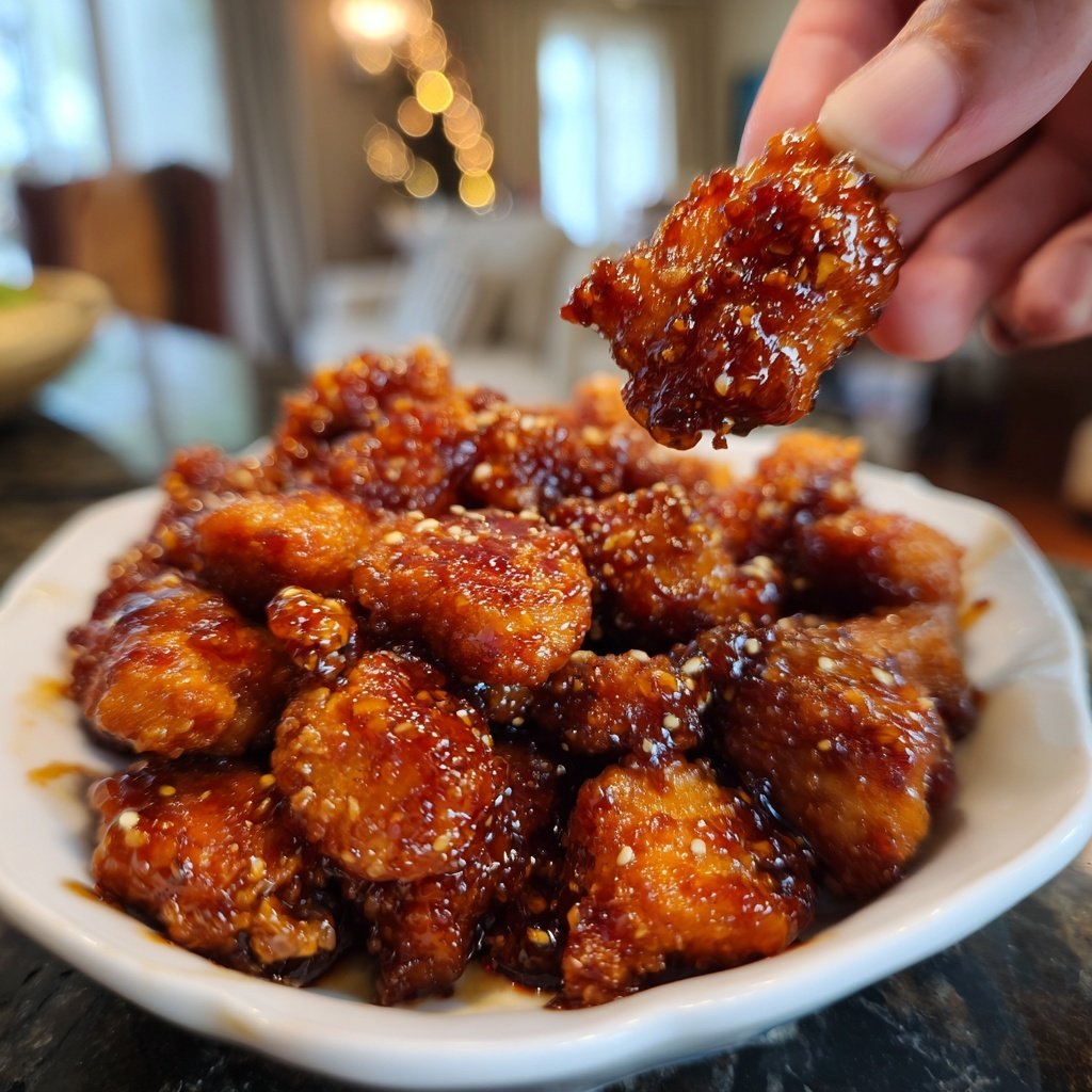 Honey Garlic Chicken Bites