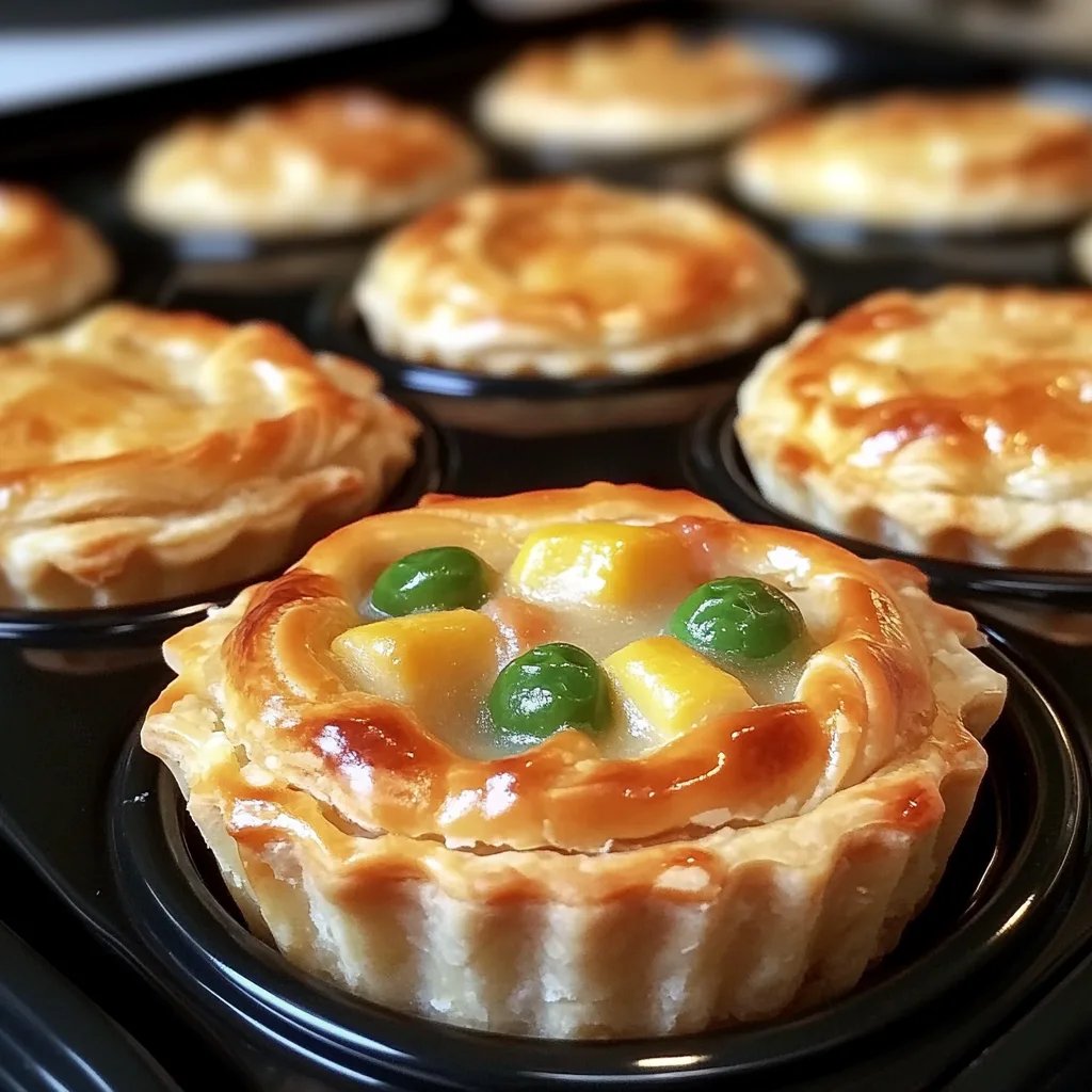 Mini Chicken Pot Pies Muffins: An Amazing Ultimate Recipe