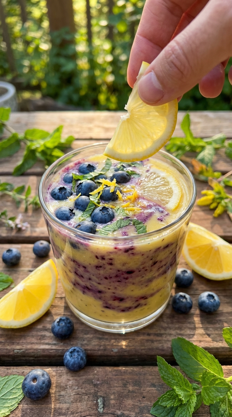 Refreshing Lemon Blueberry Smoothie