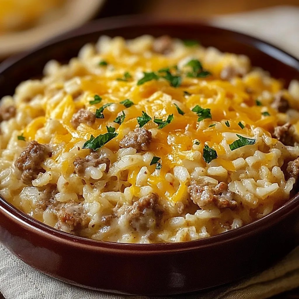 Cheesy Hamburger Rice Casserole: An Amazing Ultimate Recipe