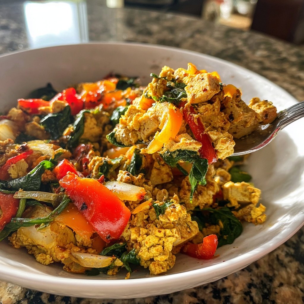 Tofu Veggie Scramble