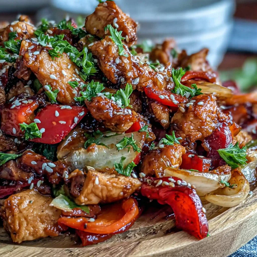 Teriyaki Turkey and Pepper Stir-Fry