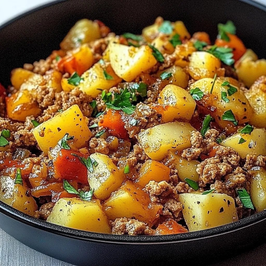 Easy One-Pan Ground Turkey & Potatoes Meal: An Amazing Ultimate Recipe
