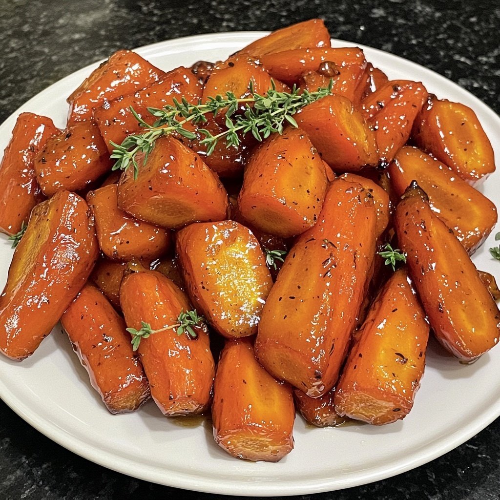 Honey Glazed Carrots with Fresh Thyme