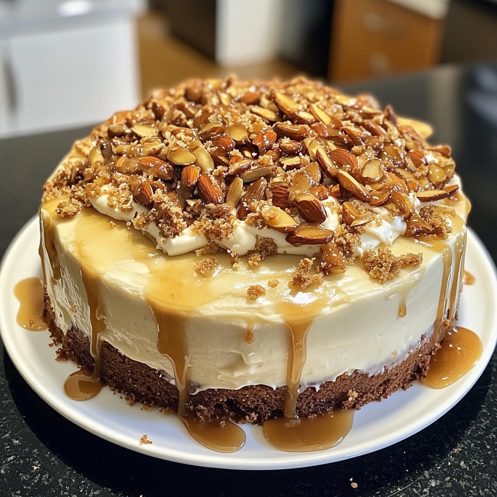 Capricorn Almond Praline Cake
