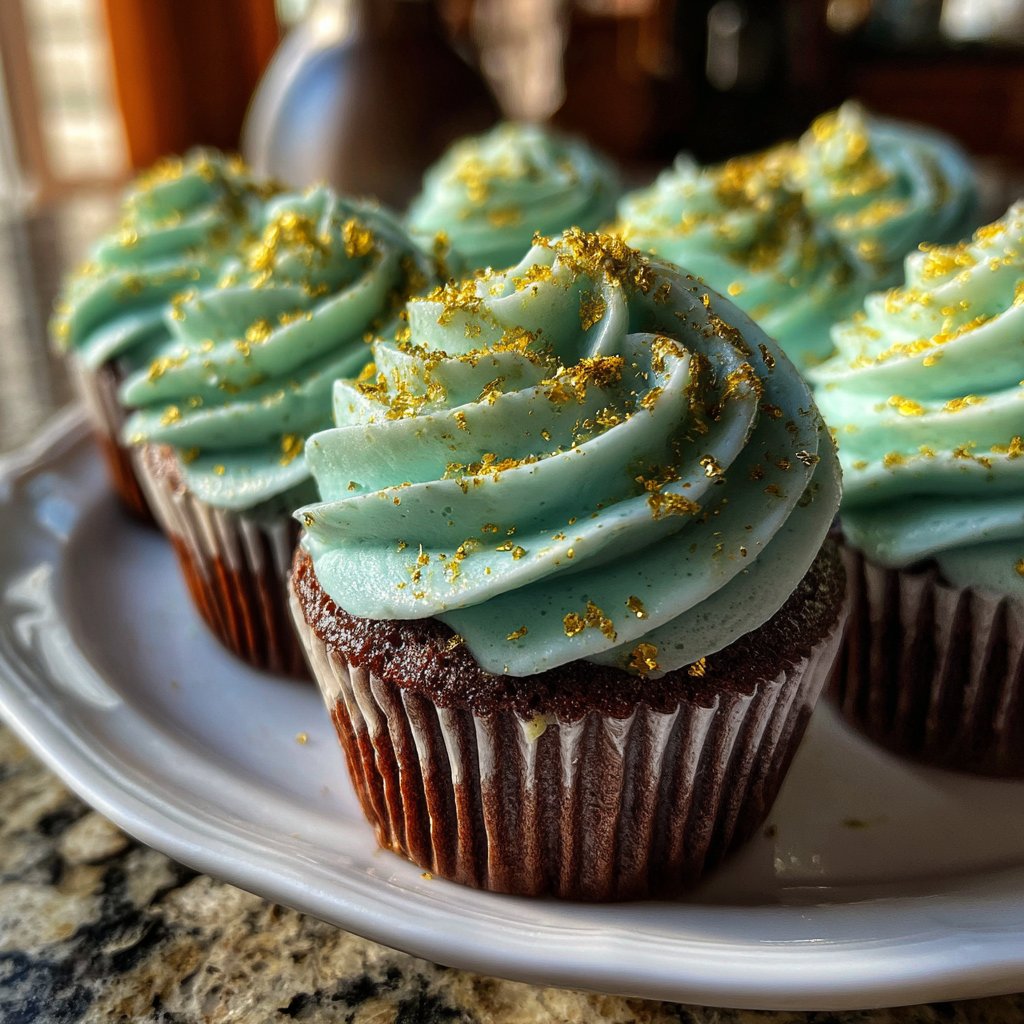 Green Velvet Cupcakes