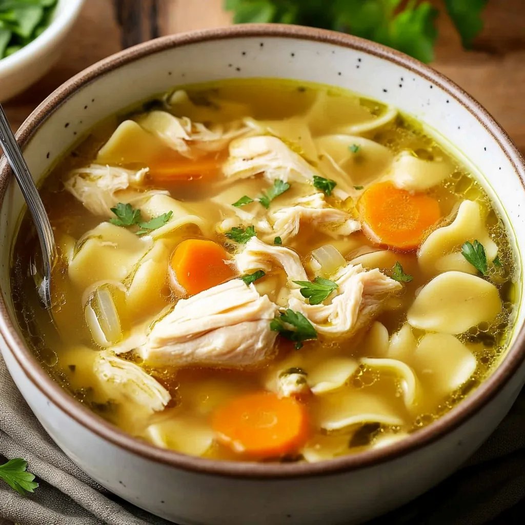 Homemade Chicken Noodle Soup