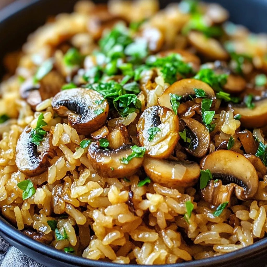 One-Pot Soy Sauce Mushroom Rice: An Incredible Ultimate Recipe