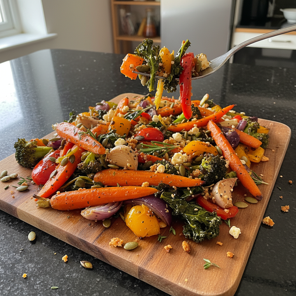 Hearty Roasted Vegetable Salad