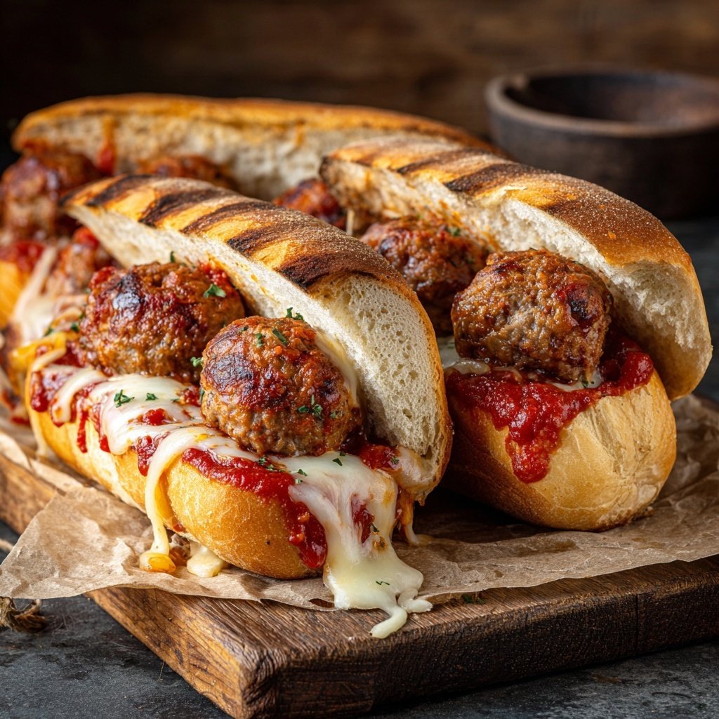 Vegan Meatball Sub Sandwiches