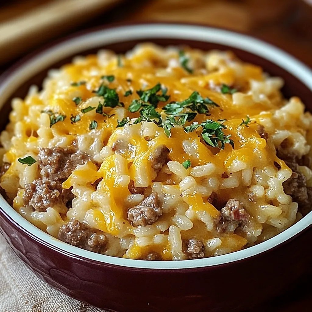 Cheesy Hamburger Rice Casserole: An Incredible Ultimate Recipe