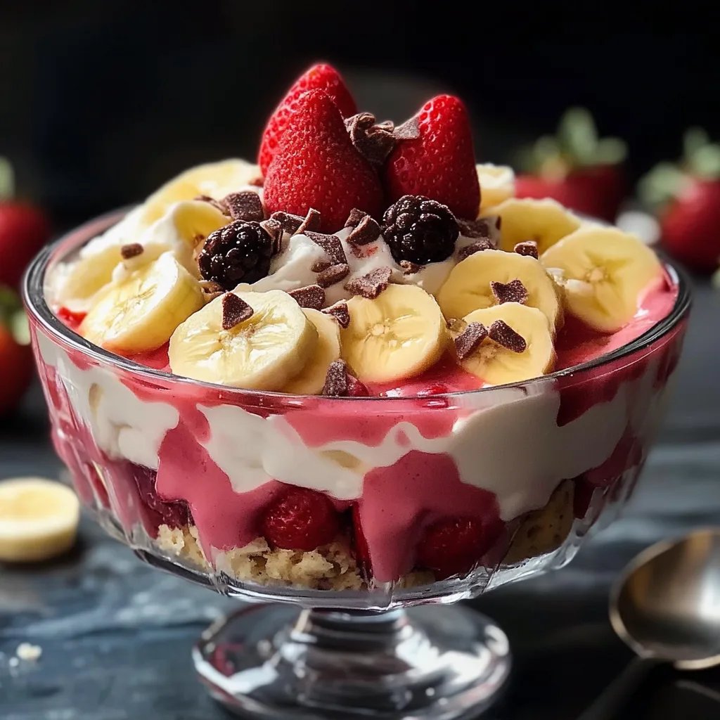 Strawberry Banana Pudding