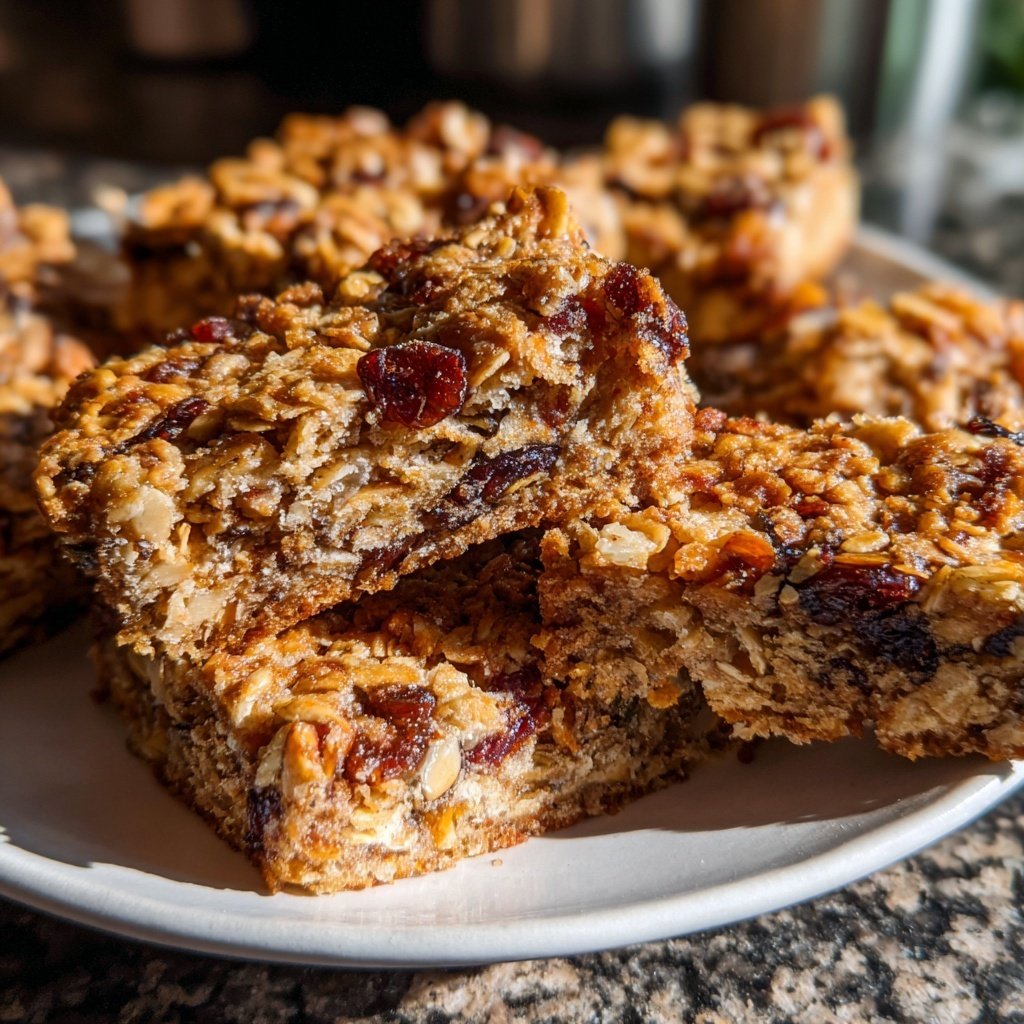 Everything Oatmeal Bake Bars for Week