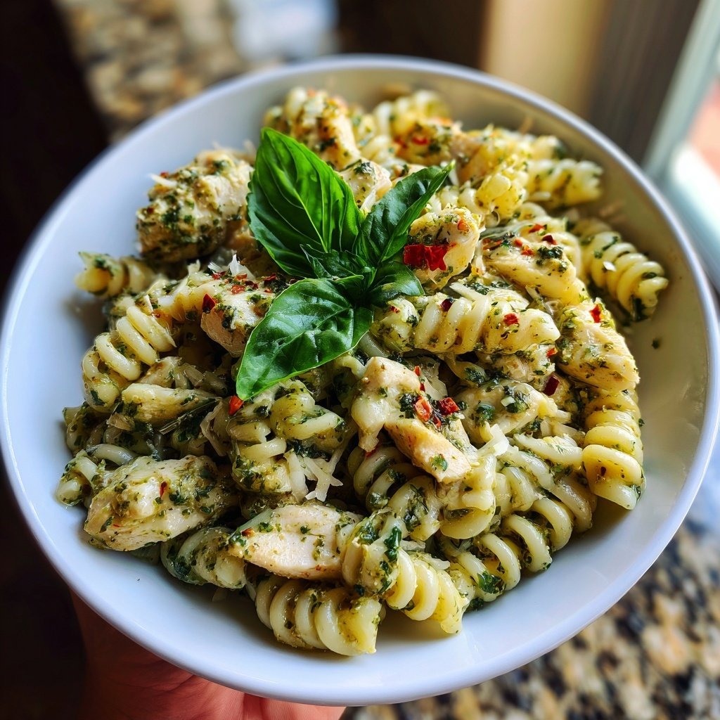 Chicken Pesto Pasta Salad Fresh