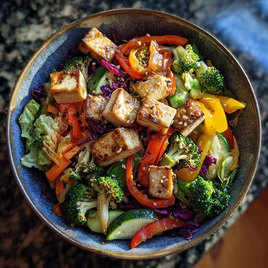 Trader Joe’s Tofu Vegetable Bowl