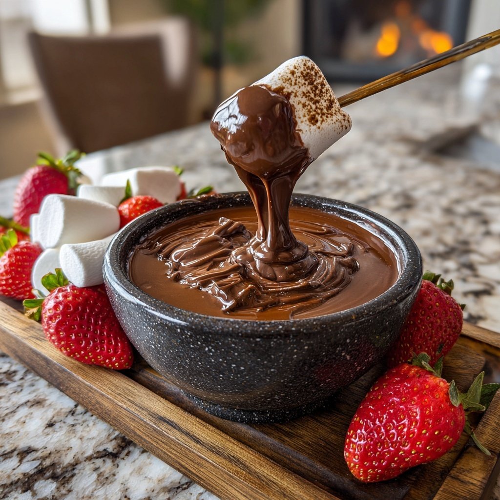 Velvet Milk Chocolate Fondue