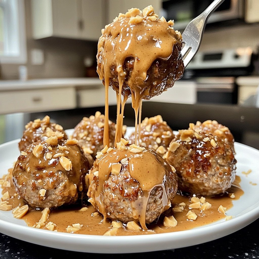 Peanut Butter Meatballs Recipe