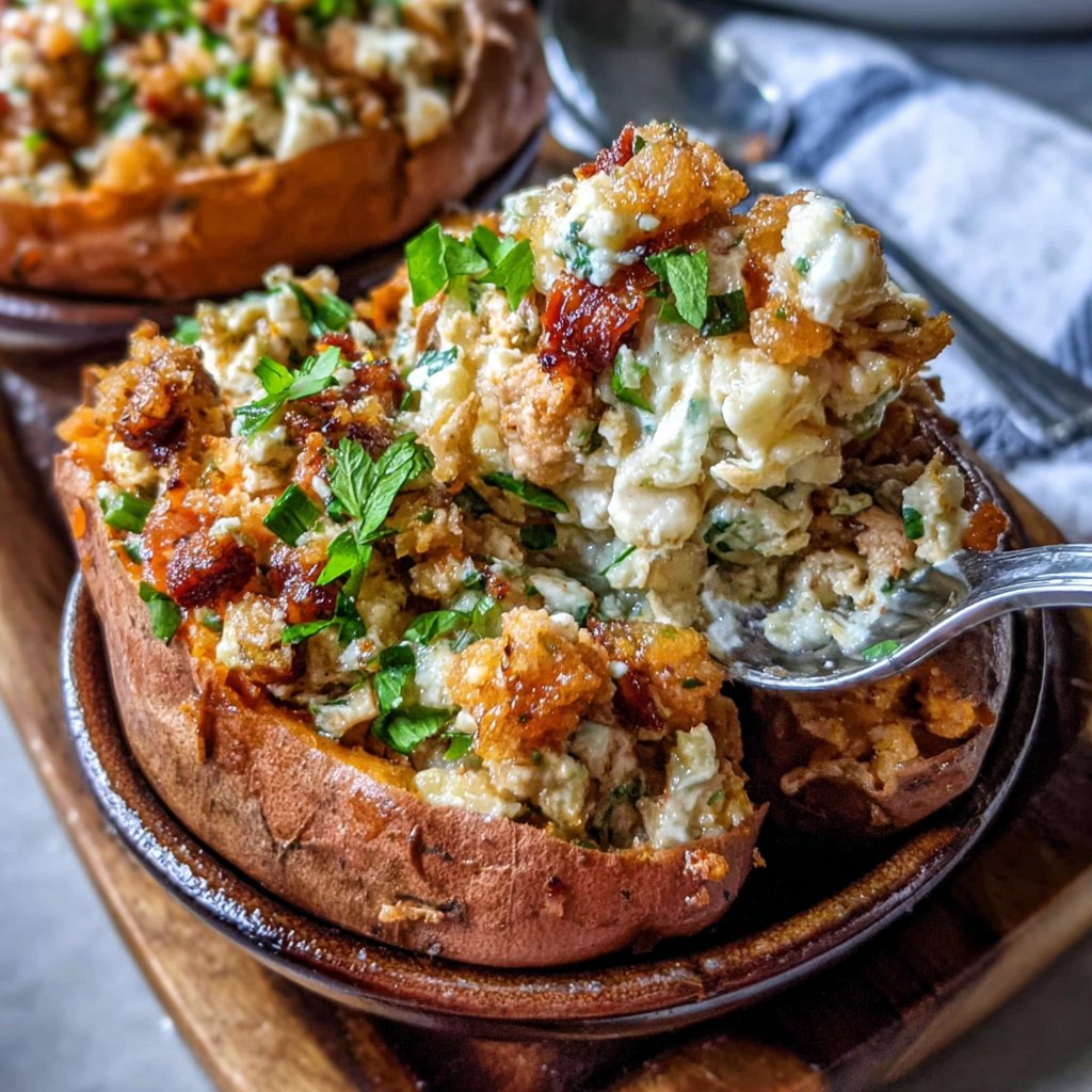 Turkey Stuffed Sweet Potatoes
