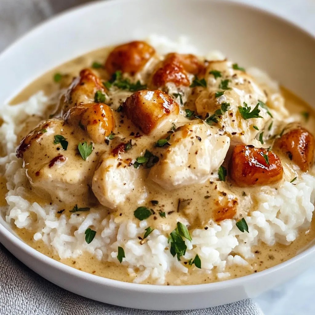 Creamy Smothered Chicken and Rice: An Incredible Secret Recipe