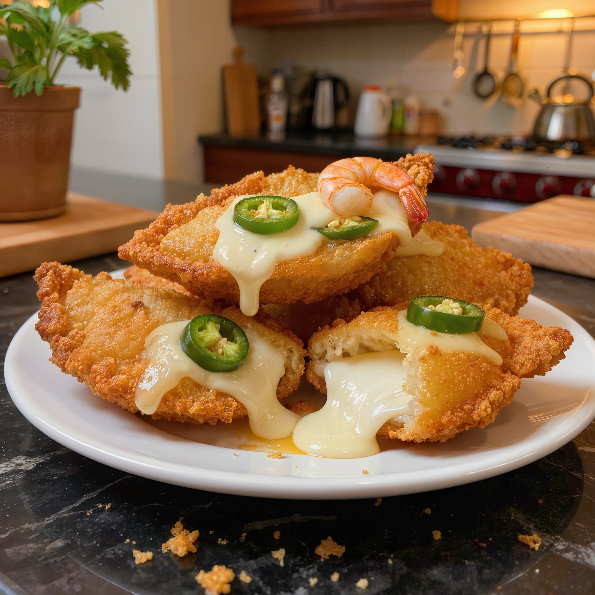 Crispy Shrimp Jalapeno Poppers